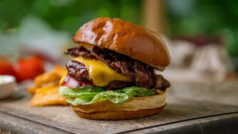 Crispy cheeseburger upgrade