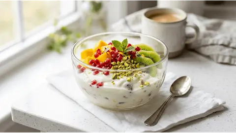 Fruit cream dessert